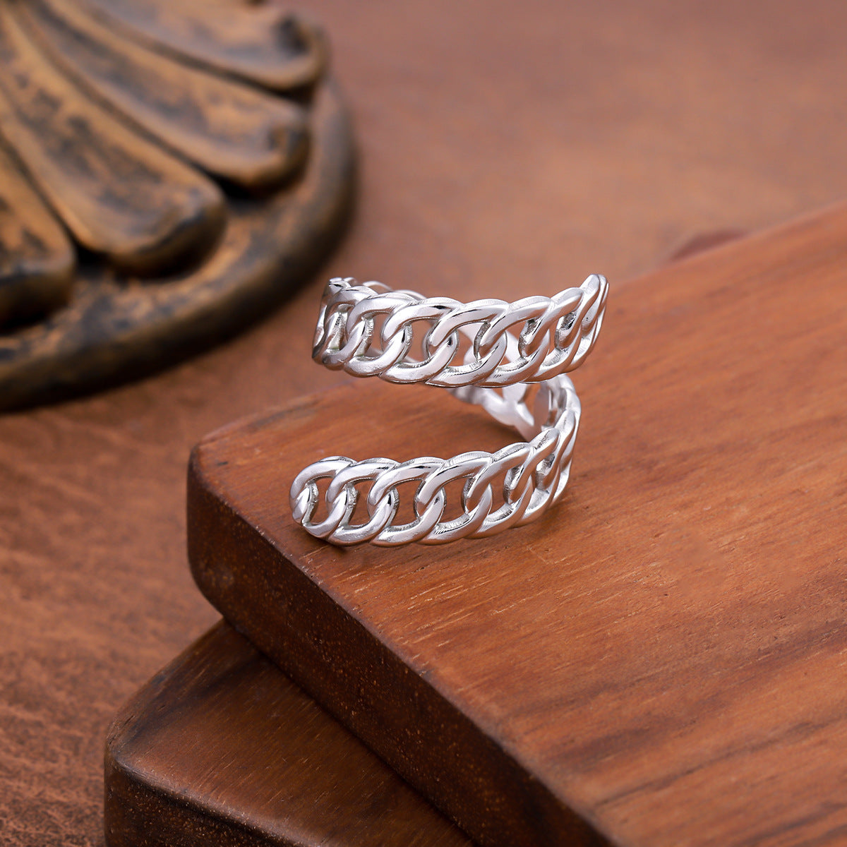 Niche, Minimalist, Adjustable Stainless Steel Ring