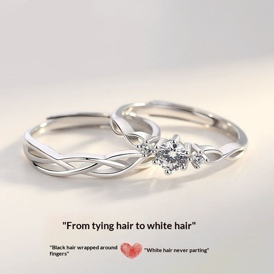 Simple And Elegant Couple's Ring For Men And Women
