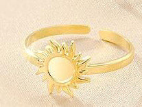 Retro-style Titanium Steel Couple Rings