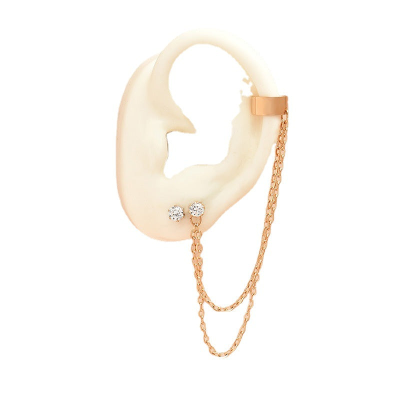 Long Tassel Chain Statement Fashion Earrings