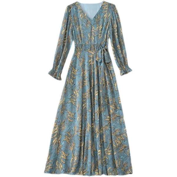 Waist-cinching Dress For Middle-aged Moms