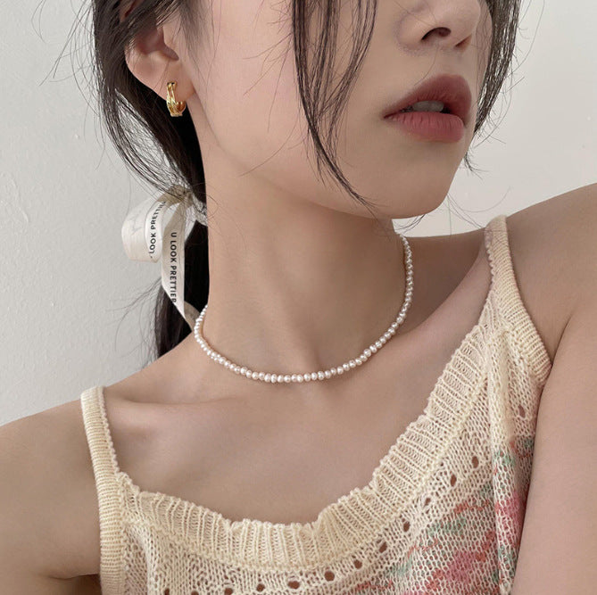 Sleek Versatile Ear Ring With A Chic Double-line Design