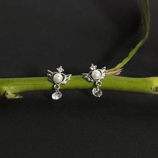 Affordable Luxury Angel Heart Earrings For Women